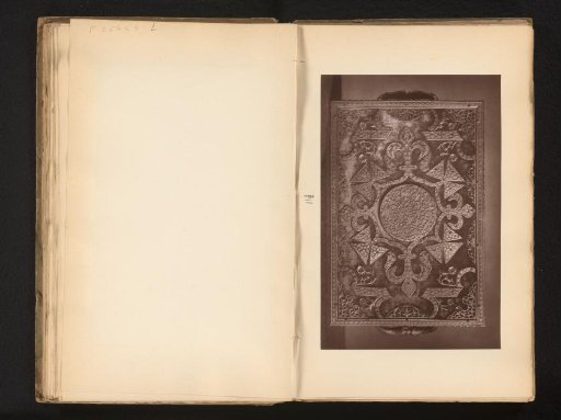 Top of a trunk decorated with metal, from the collection of Christopher Beckett Denison