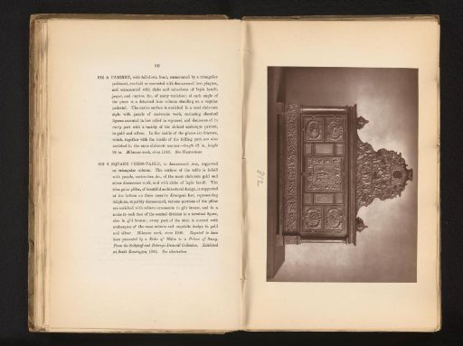 Cabinet decorated with metal, from the collection of Christopher Beckett Denison