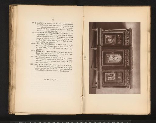 Decorated cabinet of ebony, from the collection of Christopher Beckett Denison