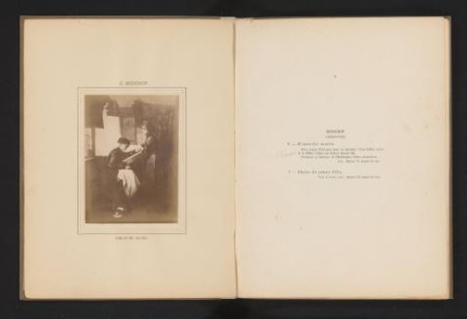 Photographic reproduction of the painting Dimanche matin by Christoffel Bisschop
