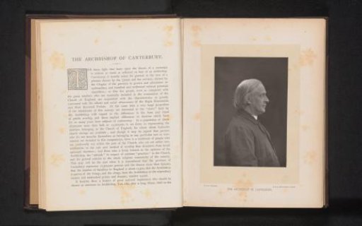 Portrait of Edward White Benson, Archbishop of Canterbury