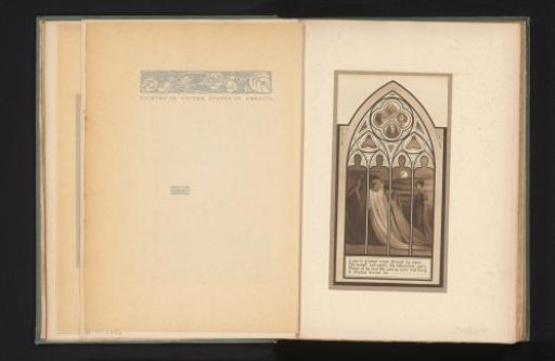 Four women behind a church window