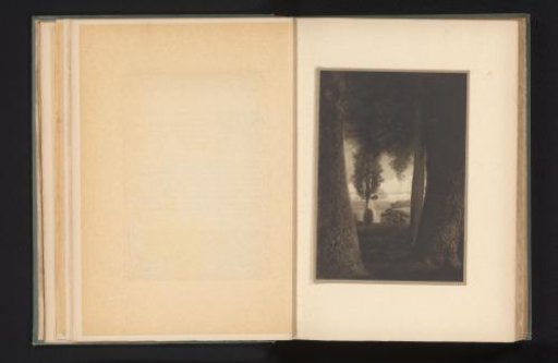 Woman by a tombstone