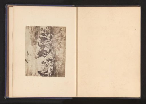 Photographic reproduction of the design drawing The miraculous draught of fishes by Raphael