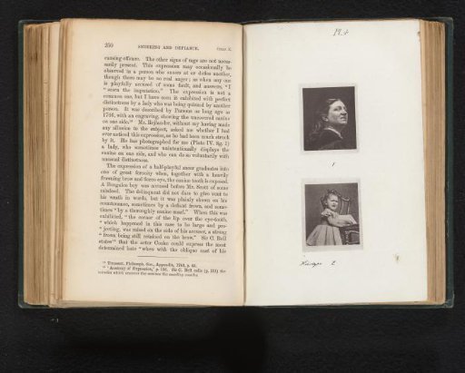 Two photographs of people illustrating different facial expressions