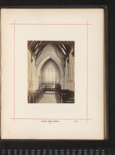 Interior of All Saints' Church at Hursley