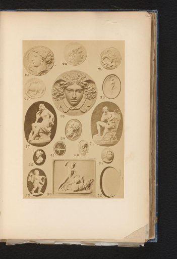 Sixteen cameos and coins