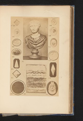 Thirteen reliefs and a bust of Emperor Claudius