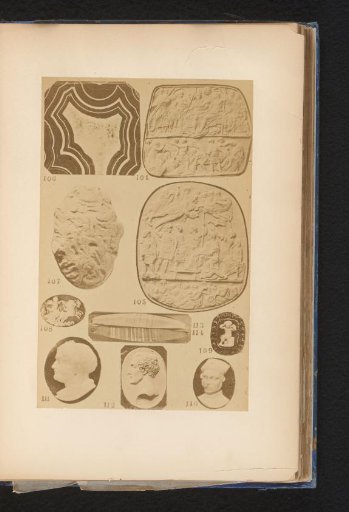 Ten cameos and geodes