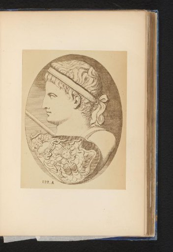 Photoreproduction of a drawing, representing the Blacas cameo