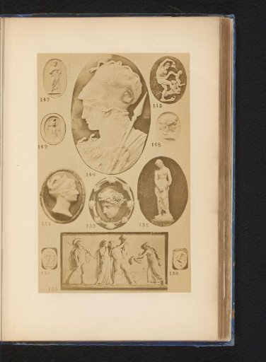 Ten reliefs and a sculpture