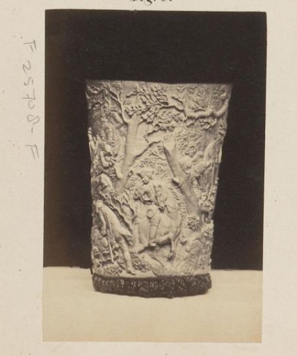 Ivory cup by W. Schultz at the Exhibition of Antiquities in Delft