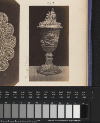 Silver cup at the Exhibition of Antiquities in Delft