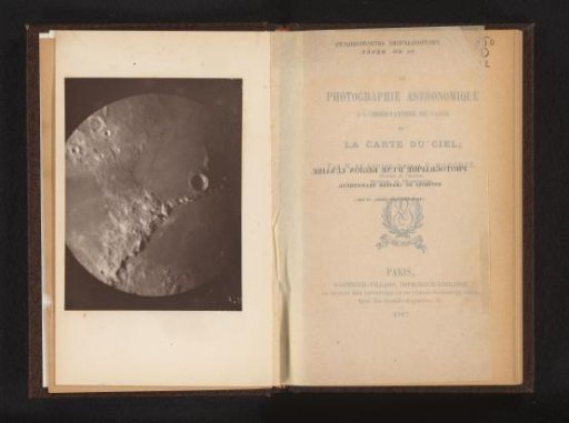 View of the moon with the Eratosthenes crater to the right of center
