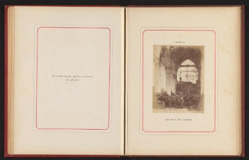 Photographic reproduction of the painting 'The House of Prayer' by Johannes Bosboom
