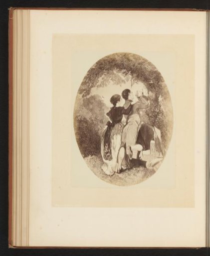 Photographic reproduction of an engraving after a painting by Charles Rochussen