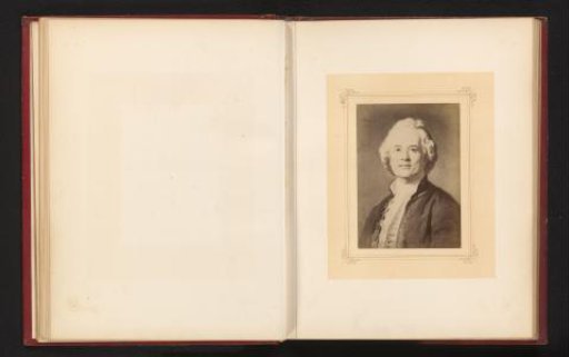 Photographic reproduction of a painted portrait of Christoph Gluck by Carl Jaeger