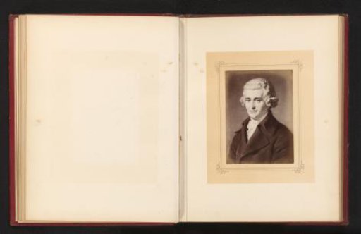 Photographic reproduction of a painted portrait of Joseph Haydn by Carl Jaeger