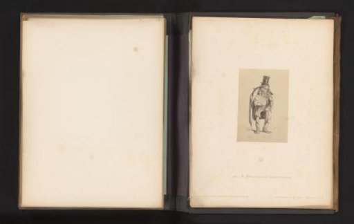 Photographic reproduction of a sketch of a rabbi by Albert Hendschel