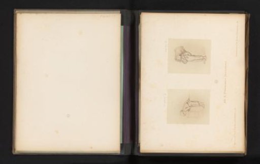 Photographic reproduction of a sketch of a boy with a basket on his head by Albert Hendschel