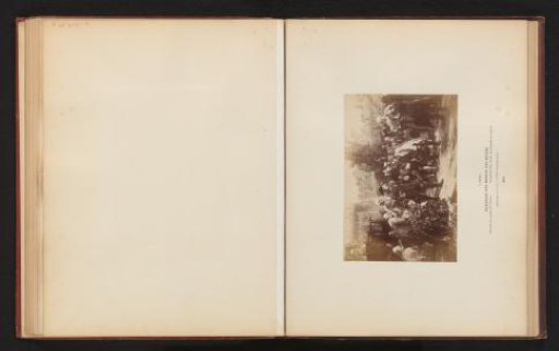 Photographic reproduction of a painting of Frederick the Great before a carriage by Adolph Menzel