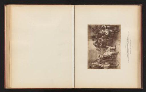 Photographic reproduction of a painting of a school visit by Frederick William I of Prussia by Adolph Menzel