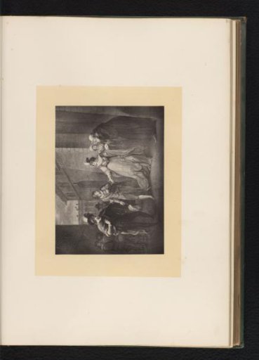 Reproduction of an engraving after a painting of a scene from Twelfth Night