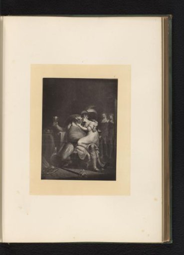 Reproduction of an engraving after a painting of a scene from King Henry the Fourth
