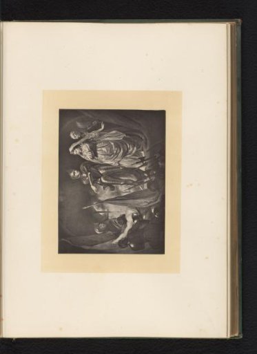 Reproduction of an engraving after a painting of a scene from King Henry the Fifth