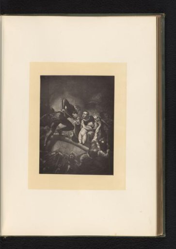 Reproduction of an engraving after a painting of a scene from King Henry the Sixth