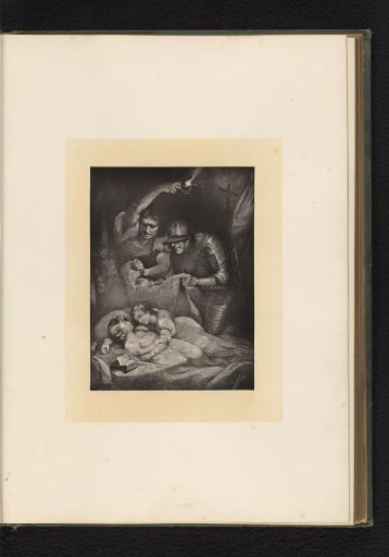 Reproduction of an engraving after a painting of a scene from King Richard the Third