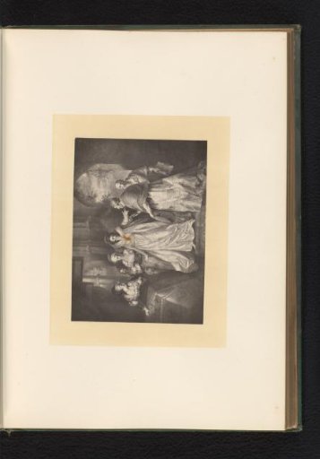 Reproduction of an engraving after a painting of a scene from King Henry the Eighth