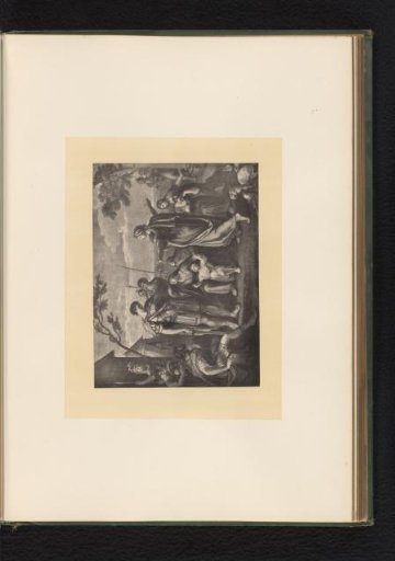 Reproduction of an engraving after a painting of a scene from Coriolanus