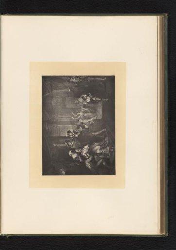Reproduction of an engraving after a painting of a scene from Romeo and Juliet