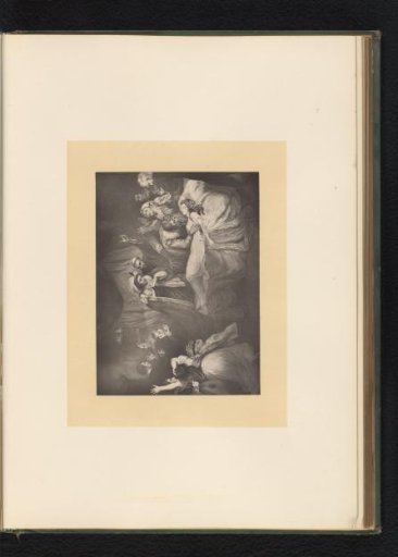 Reproduction of an engraving after a painting of a scene from Romeo and Juliet