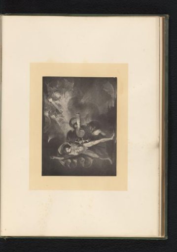 Reproduction of an engraving after a painting of a scene from Macbeth