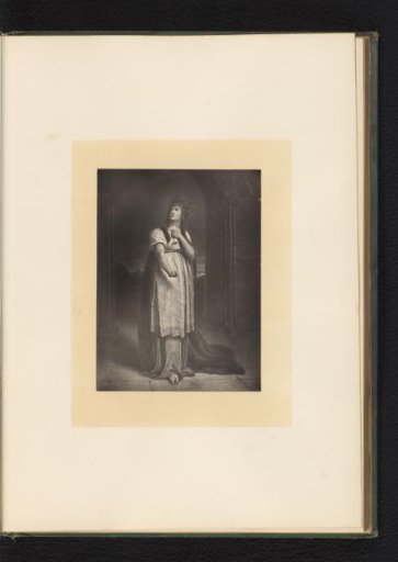Reproduction of an engraving after a painting of a scene from Macbeth