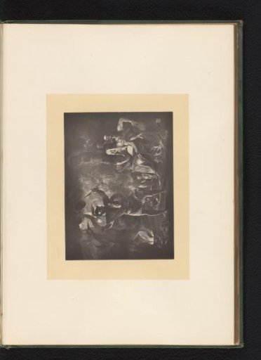 Reproduction of an engraving after a painting of a scene from Macbeth