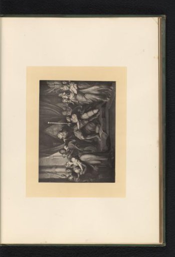 Reproduction of an engraving after a painting of a scene from King Lear