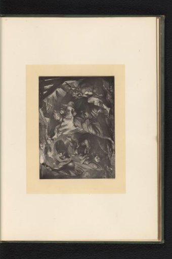 Reproduction of an engraving after a painting of a scene from King Lear