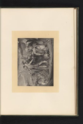 Reproduction of an engraving after a painting of a scene from King Lear