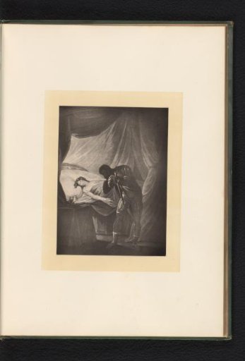 Reproduction of an engraving after a painting of a scene from Othello
