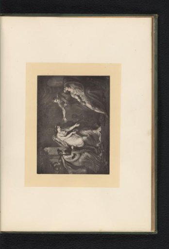 Reproduction of an engraving after a painting of a scene from Antony and Cleopatra
