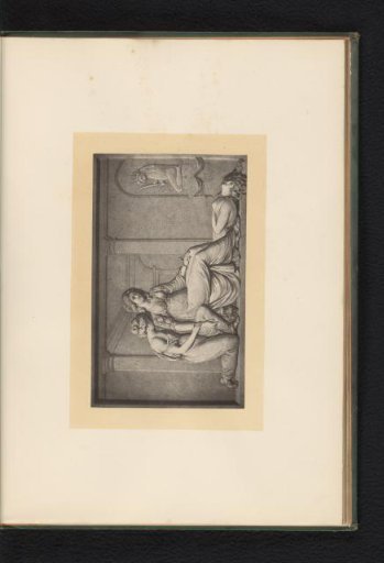 Reproduction of an engraving after a relief of a scene from Antony and Cleopatra