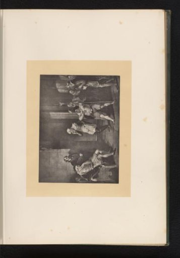 Reproduction of an engraving after a painting of a scene from Measure for Measure
