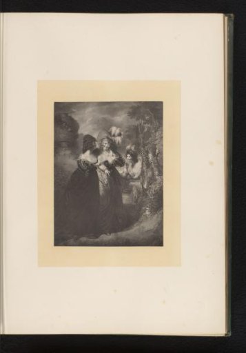 Reproduction of an engraving after a painting of a scene from Much Ado about Nothing