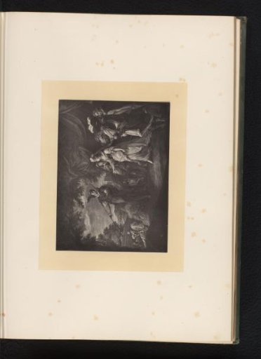 Reproduction of an engraving after a painting of a scene from Love's Labour's Lost