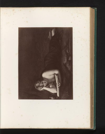 Photographic reproduction of the painting The Penitent Magdalene by Correggio