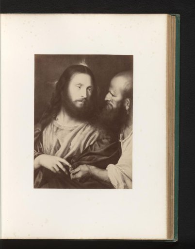 Photographic reproduction of the painting The Tribute Money by Titian