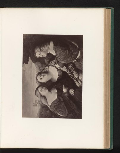 Photographic reproduction of the painting The Three Sisters by Jacopo Palma il Vecchio